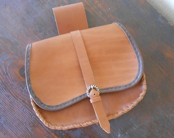 leather belt bag