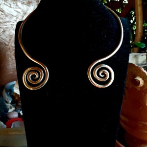 spiral brass torque image 3