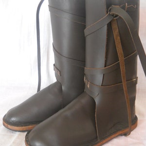 Leather boots - hight