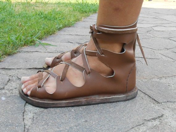 Leather Sandals - Etsy