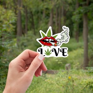 Love Marijuana Sticker