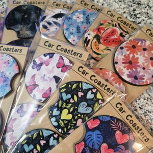 Mystery Car Coasters / Bulk Party Favors / Friends & Family Gifts