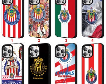 Funda para iPhone del Chivas Soccer Club para iPhone 11 12 13 14 15 16 17 Pro Max Plus Air / Funda personalizada para teléfono #D
