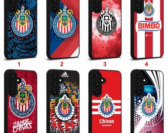 Funda para Samsung del Chivas Soccer Club para Galaxy S22 S23 S24 S25 S26 Plus Ultra Note 10 20 Z Fold Flip Series Funda personalizada para teléfono #A