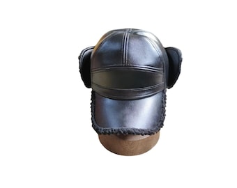 Handmade Leather Baseball Cap: Adjustable Unisex Design