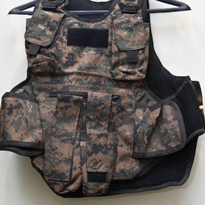 Custom  Cordura Nylon Camouflage Armor Vest Outdoor Men Combat Gear Training Equipment Tactical Vest