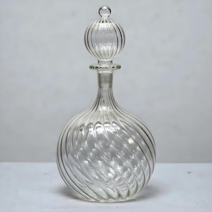 Blown Glass Perfume Bottle: Egyptian Oil Bottle, Home Decor