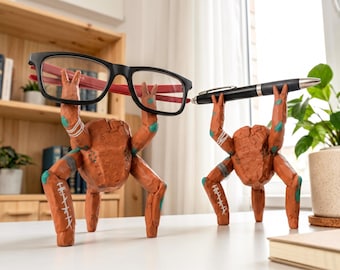 Figura de Rocky, soporte auténtico para lápices o gafas de la película, fan art del Proyecto Ave María, decoración impresa en 3D