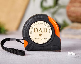 Personalised Tape Measure Ruler, Engraved Gift for dad,Father's Day gifts idea,Loved Beyond Measure,gifts for grandpa dad, Gifts for Husband