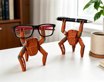 3D Printed Movie Accurate Rocky the Alien Pen Holder Bookshelf Decor,Cute Rocky Based Lifeform Figure