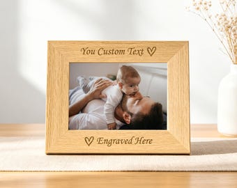 Personalised Dad Gifts, Fathers Day Gifts, Dad Gift From Kids, Birthday Gift For World's Best Daddy, Custom Photo Frame, Dad Birthday Gift