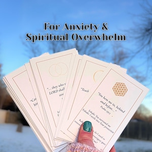 Christian Breath Prayer Cards for Anxiety & Calm (40 Scripture Cards)