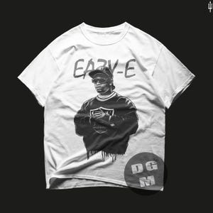 Begrenztes Eazy-E Graphic Tshirt Rapper Unisex aus schwerer Baumwolle
