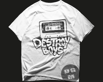 Limited  Destroy Boys Open Mouth  Unisex Heavy Cotton Tee