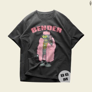 Limited Futurama Bender Unisex Heavy Cotton Tee