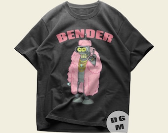 Limited Futurama Bender Unisex Heavy Cotton Tee