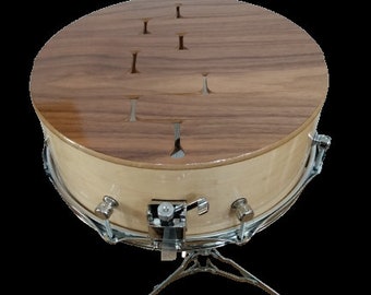 American Percussion's Sapele Mahogany Slit Marimba Snare Drum ) Will Ship )