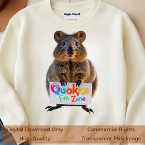 Quokka png Funny Animal T-Shirt Design, Adorable Cute Quokka Art Tee Image for Nature & Animal Lovers Gift
