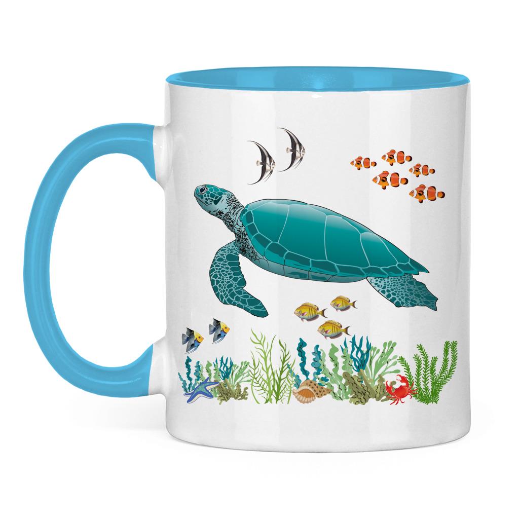 Tazza Personalizzata Con Motivo Tartaruga – Ceramica Verde, Personalizzabile Con Nome E Messaggio, Regalo Unico Per Compleanni E Natale - 5