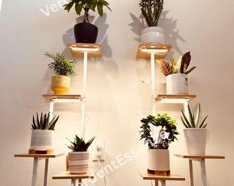Plant Stand Indoor /grow Lights/2 Pack - Etsy
