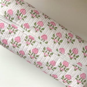XL Hair Tool Bag, Quilted Hair Tool Bag, Floral Hair Tool Bag, Hair Tool Organizer, Fabric Hair Tool Bag, Floral Makeup Bag