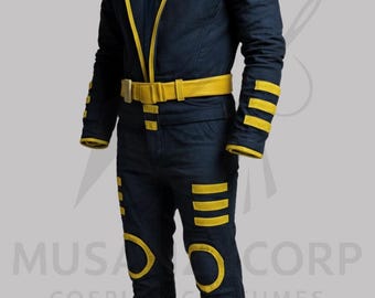 Nate Grey Inspired Cosplay Suit Handmade Superhero Costume Custom Size Comic Con Outfit