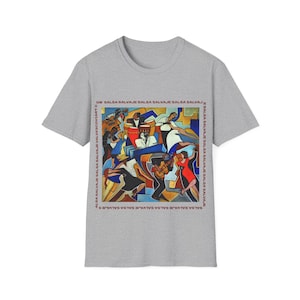 Wild Salsa Dancers Unisex Tee, Salsa Dance Shirt, Musician Shirt, Softstyle Tee, Dance Lover Gift
