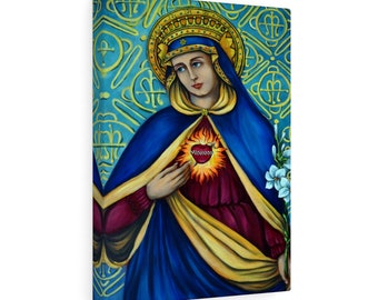 Canvas Gallery Wraps "Immaculate Heart of Mary"