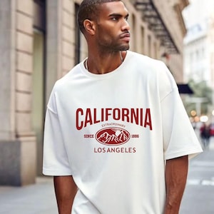 California PNG Sublimation Design Trendy Png Los Angeles Vintage Retro Aesthetic Trendy T-Shirt Art Instant Digital Download