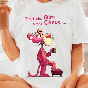 Pink Panther PNG, Pink Panther PNG Sublimation Design, Funny Pride Shirt Design Digital Download,  Pink Panther for Every Fan!