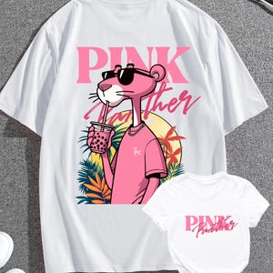 Pink Panther PNG, Pink Panther PNG Sublimation Design, Funny Pride Shirt Design Digital Download,  Pink Panther for Every Fan!