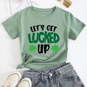 Let’s Get Lucked Up PNG Funny St. Patrick’s Day Sublimation Design, Irish  Party PNG for T-Shirts Mugs and Instant Download