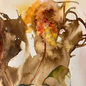 vaso di fiori astratto