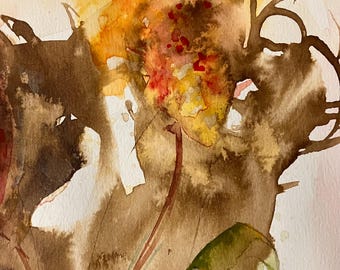 abstract flower vase