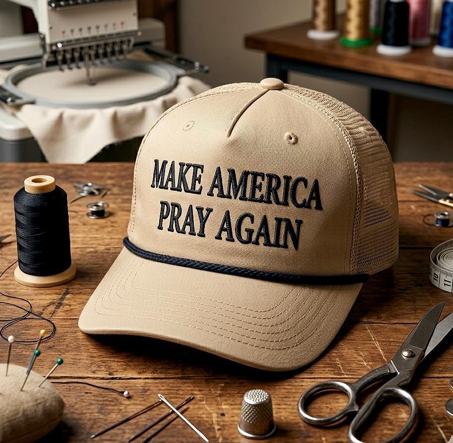 Make America Pray Again Embroidery File | Patriotic Christian Hat ...