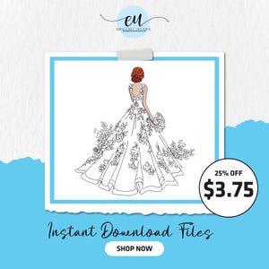 Braut Mädchen Stickdatei: Braut Aufnäher Andenken (Instant Download, mehrere Größen)