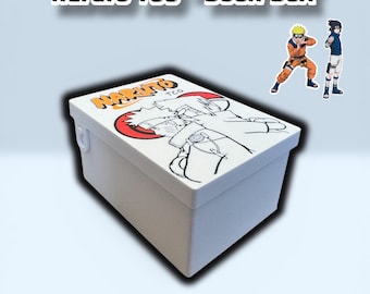 Naruto TGC Deck Box V1 "Naruto-Sasuke" + Complete Token & Counter Kit (Created for Mythos TCG)