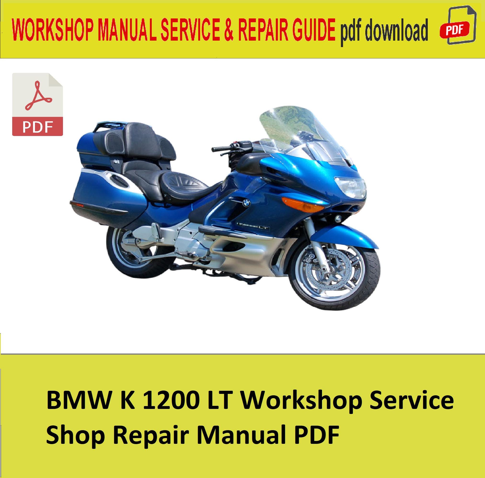 K1200GT K1200LT Service Manual Clymer Repair Manual For BMW K1200