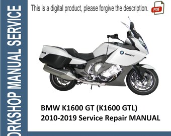 BMW Werkstatthandbuch Für K1600GT & K1600GTL Ab 2017 – K48 Ausgabe 09/2017, Offiziell