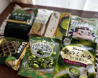 Japanese Matcha Gift Box – 7 Green Tea Snacks & Sweets From Japan