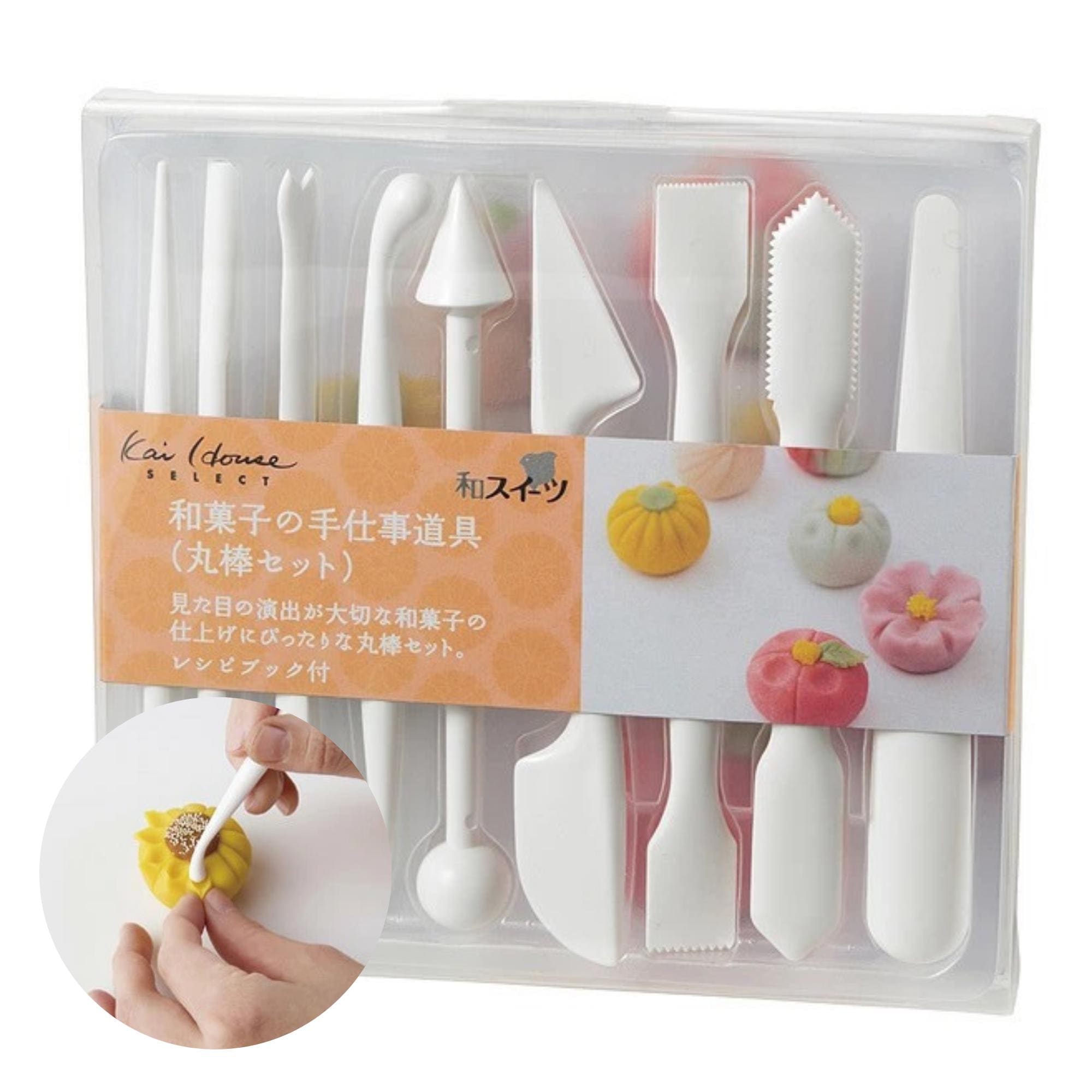 製菓・製パン・和菓子・レトロ調理器具セット Wagashi Tools: Japanese Rolling Pin Set for Nerikiri & Mochi