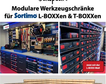 Construction plan Modular tool cabinets for L-BOXXes & T-BOXXes