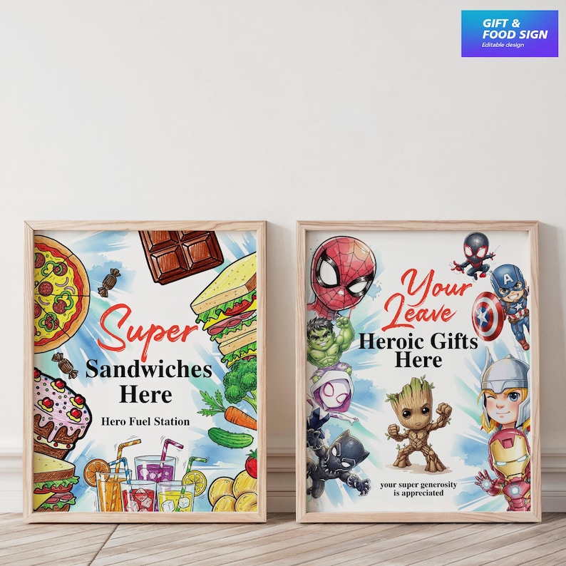 Superhero Birthday Party Decorations Bundle, Avengers Theme Party ...