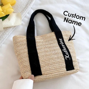 Personalized Name Bag – Custom Handmade Tote