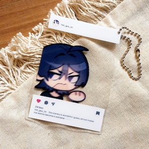 Scaramouche Transparent Card Keychain