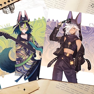 Tighnari & Cyno Fashion Art Print