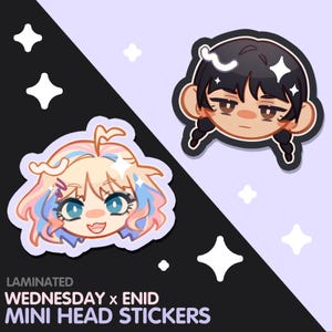 WenClair Chibi Head Mini Stickers