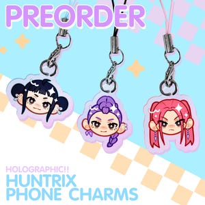 PREORDER Huntrix Holographic Acrylic Charms