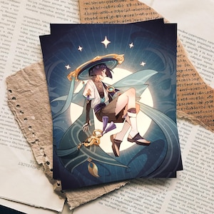 Genshin Tarot Wanderer Art Print