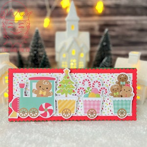 Have a sweet holiday Gingerbread andSanta cards Card 1